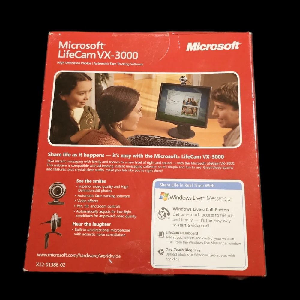 New Microsoft LifeCam VX-3000